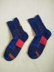 Cool Basketball Custom Cotton Sports Socks / Knitting Compression Socks For Men