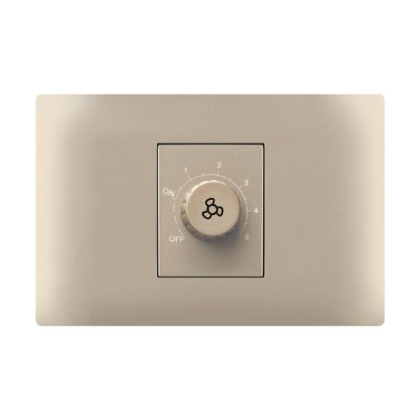 Quality Custom Dimmable Led Switch , Golden / White Rotary Dimmer Switch For Led Lights for sale