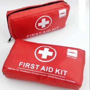 Wholesale Hot Sale DIN 13164 First Aid Kit Factory OEM Car First Aid Kit Emergency Kit Red Green First Aid Kit from china suppliers