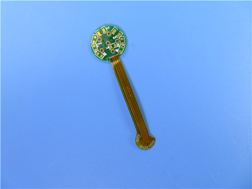 Multilayer Printed Circuit Board (PCB) Flex-rigid PCB 3-layer FPC on Polyimide and FR4 with Immersion Gold Portable Rout