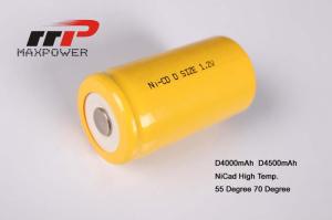Wholesale 1.2v Annunciator Sub C NICAD Batteries D4500mAh , Flat Battery Pack from china suppliers