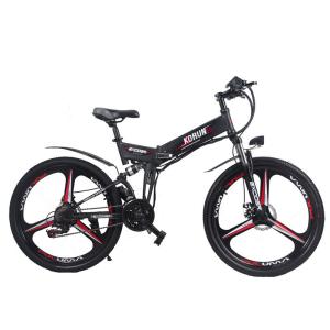 Wholesale 48V 10AH Folding Electric Mountain Bike with 21 Speed Gears and Shimano 3*7 Derailleur from china suppliers