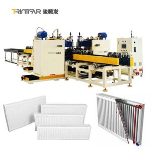 China Power Transformer Automatic Welding Machine Pressed Steel Radiator Panel Production Line on sale