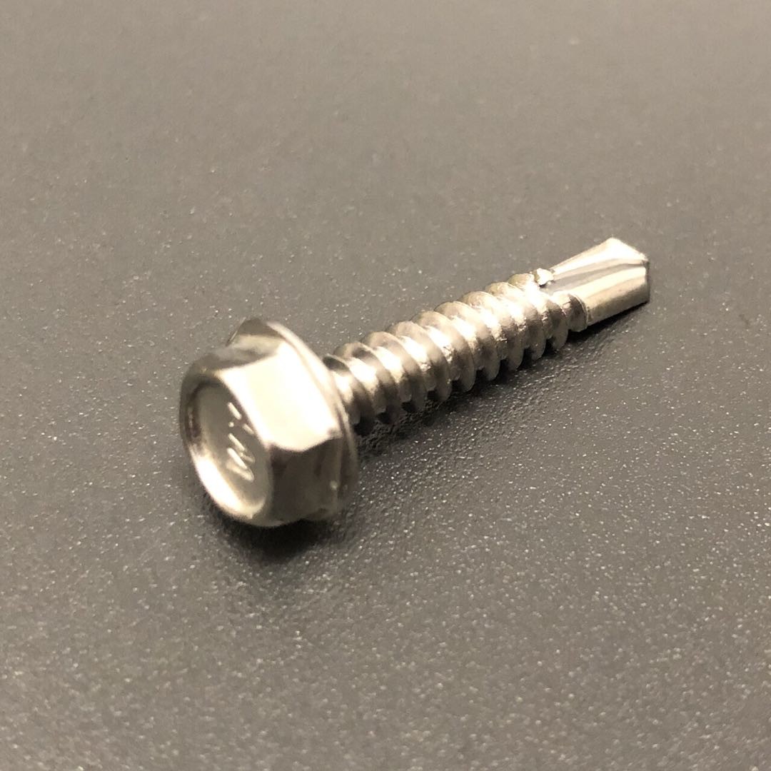 M5.5 X 38mm Self Drilling Screw Tapping Hex Flange Head Stainless Steel Screws 410
