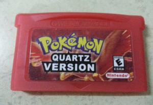 Wholesale Pokemon Quartz Version GBA Game Game Boy Advance Game Free Shipping from china suppliers
