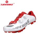 Lightweight Mountain Biking Sneakers Plastic Buckle Mesh Lining Material