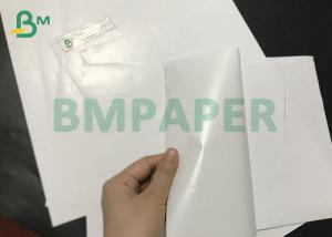 China 80g 120g thick Cast Coated Self Adhesive High Gloss Sticker Paper Sheets on sale