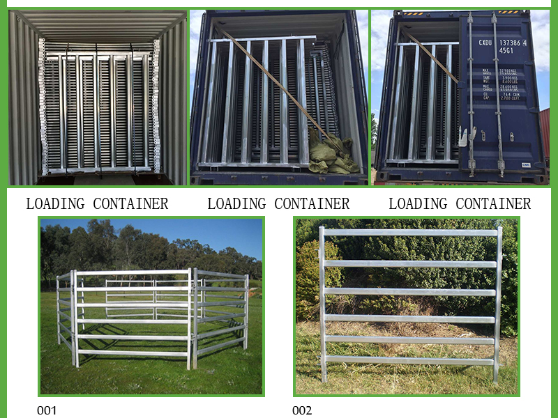 China supplier heavy duty cheap hot dip galvanized cattle yard panels