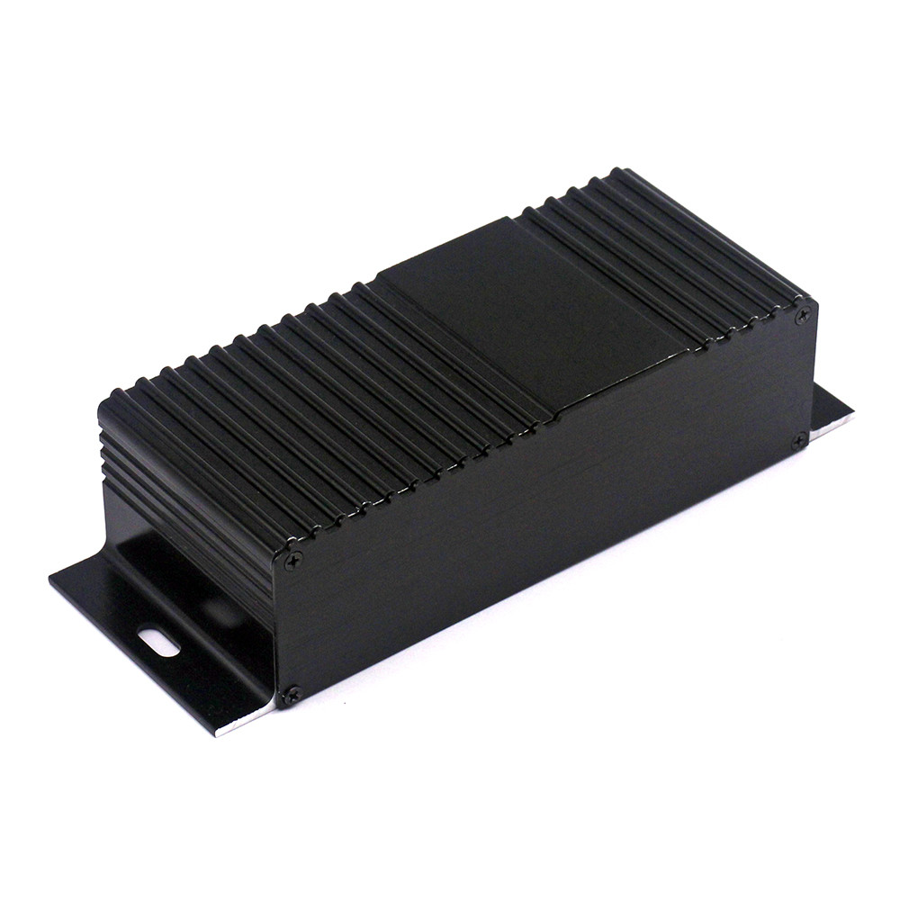 Al6063-T5 Extruded Pcb Aluminum Profile Enclosure With 2pcs Baffle