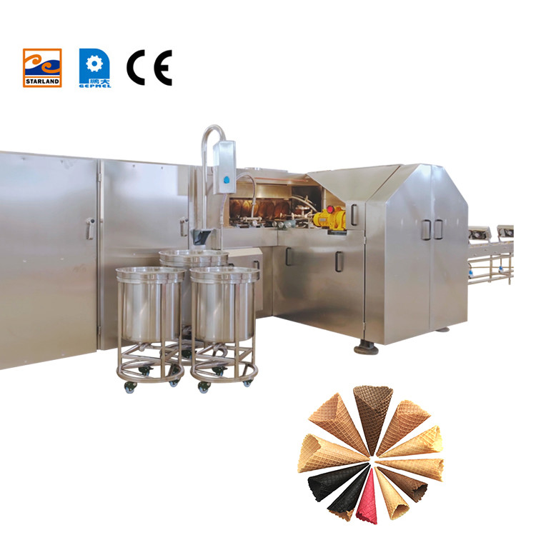 1.5kw Ice Cream Cone Maker Waffle Rolled Ice Cream Egg Roll Machine