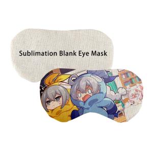 Wholesale Custom Blank Linen Sublimation Eye Mask For Sublimation Photo Printing from china suppliers