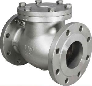 Wholesale 4 Inch Carbon Steel PN10 Manual Operated Ceramic Swing Flange Check Valve from china suppliers