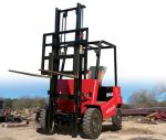 Electric 1 Ton Forklift 3m Lifting Height 12km/H Full Load Speed 60V Rated