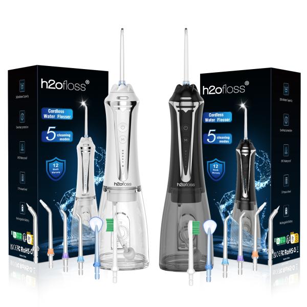 IPx7 Waterproof USB Rechargeable Electric Flosser For Oral Tooth Gum Care Teeth