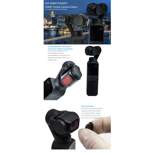 DJI OSMO Pocket Camera ND ND/PL Filters by YOPHY Drone Camera Filter