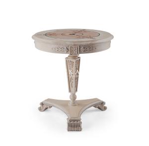 Wholesale Antique Design Ash Wooden Shell Decoration Corner Round End Side Table from china suppliers