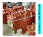 Cast iron double oil filter 5100 CBM1132-82; JIS F7202 compound oil filter 5K