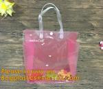 Factory Custom made Environmental PVC clear packaging toy storage handle bag