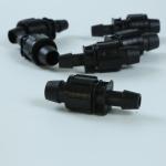 Watering Drip Shut Off Valve Black Garden Irrigation Valve For Orchards