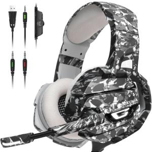 Wholesale 100mA 2.2kohm Onikuma K5 RGB Gaming Headphone With Mic from china suppliers