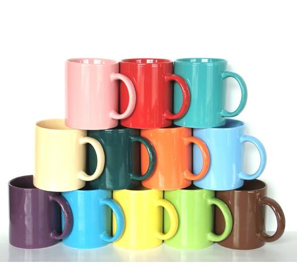Certification SGS/CE Export to colors ceramic mug with handle custom LOGO 7102 more colors cup