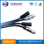 UL2651-28AWG 1.27mm black pvc Round Flat cable wiring harness
