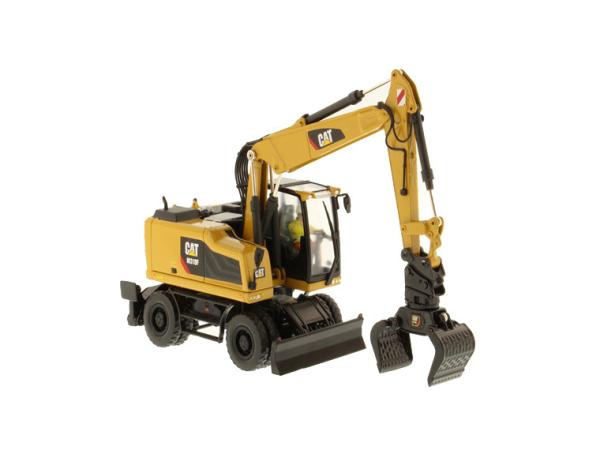 Diecast Masters DM M318F Wheeled Excavator Model 1:50 Scale Construction Vehicle