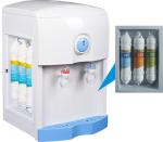 Hot & Cold Silver Tabletop Filtered Water Dispenser Reverse Osmosis / UF