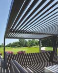 6x4m Outdoor Gazebo Awning Popular Motorized Aluminum Blinds Pergola