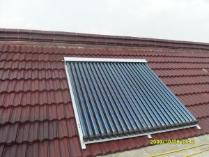 heat pipe solar water heating collector
