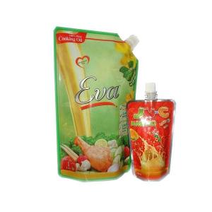 Wholesale Colorful Juice Reusable Adult Drink Pouches Compostable Spouted Liquid Stand Up Pouches from china suppliers