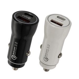 Wholesale 36w Dual Port Car Charger PD 20w USB C QC3.0 5V 4.8A from china suppliers
