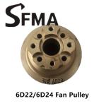 4 Groove OD209 Pump 6D24 Engine Fan Pulley