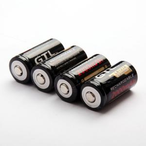 Wholesale GTL 16340 3.6V 2000mAh rechargeable battery /RCR123A small rechargeable battery from china suppliers