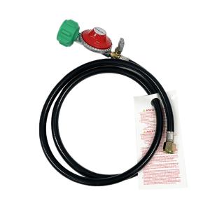 Wholesale 5FT LPG Hose and Valve Adjustable 0-5PSI Pressure Propane Regulator for Gas Cylinder from china suppliers