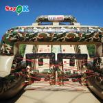 SayOk Commercial Inflatable Obstacle Course Inflatables Outdoors Giant