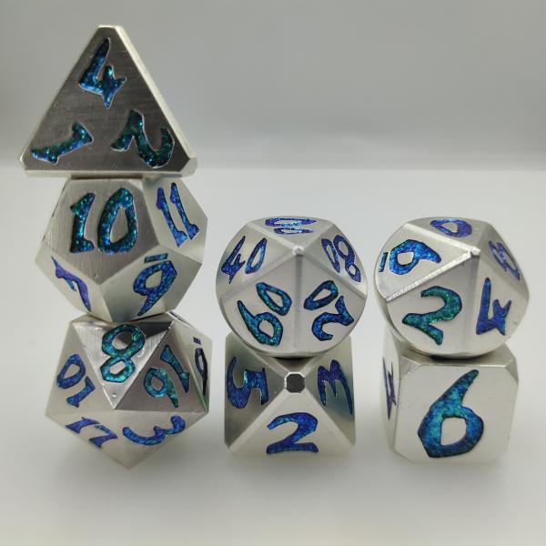 High Temperature Blue Gold Luxury Metal Hand Polished Multipurpose Small Poker
