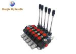 5 Bank 3 position HSSD8 Series Hydraulic Sectional Valve 31.5Mpa 80 L/Min Flow