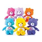 Care Bears Plush Toy Keychain For Promotion Gifts , Red / Yellow / Purple /
