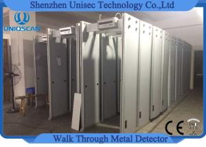 Wholesale Customzied Waterproof Archway Metal Detector At Airport , 6 Zones Walk Through Security Scanners from china suppliers