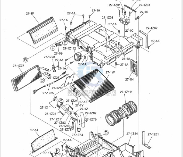 YN20M00107S020 Kobelco Evaporator For Sk200-8 Sk210-8 Excavator Parts