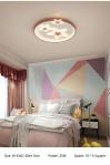 Modern Acrylic Round blue Ceiling Lights For Living Room Bedroom star Ceiling