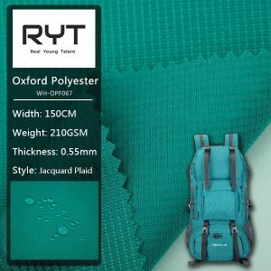 Wholesale Waterproof PU Oxford Polyester Fabric 100% Polyester For Coating Material from china suppliers