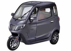 Wholesale Grey 3 Wheels Enclosed Trike Motorcycle , 60V1000W ABS Enclosed Scooter Trike from china suppliers