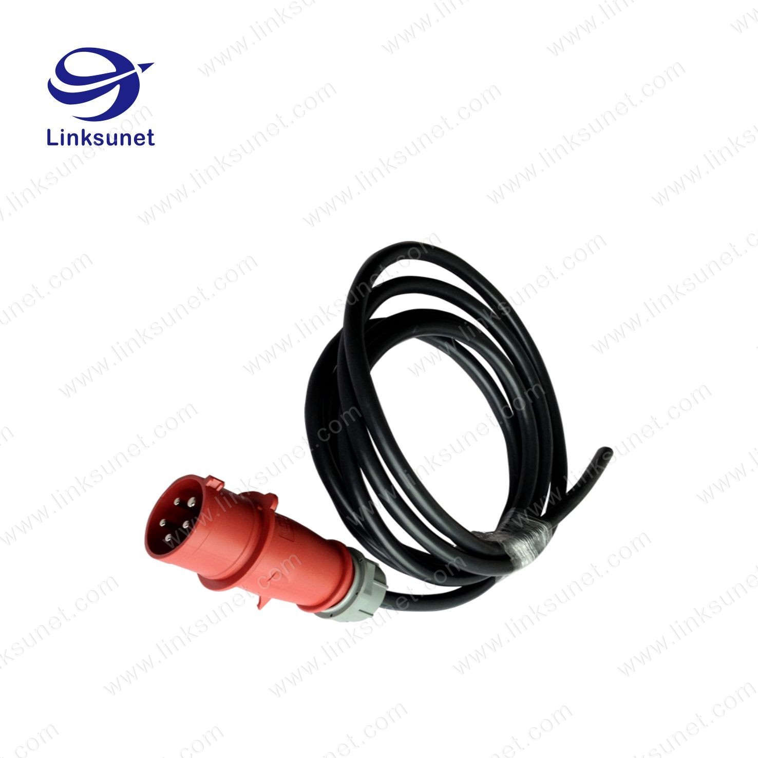 Large Current 16A/32A/63A/125A red / blue dircular connectors and OLFLEX CLASSIC 110H Wiring Harness