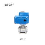 2 Way Flow Control Valve Stainless Steel Electric Ball Valve