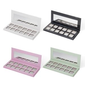Wholesale Cosmetic 23mm 9 Pan Empty Eyeshadow Palette Glossy Matte Lamination from china suppliers