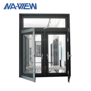 Wholesale Modern Designs French Models Dimensions Solid Wooden Arch Teak Wood Aluminium-Wood Clad Casement Windows from china suppliers