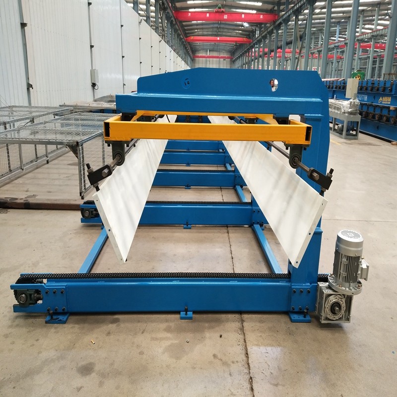 Easy operate 0.75KW Auto Stacker Machine For Receiving Roof Panel