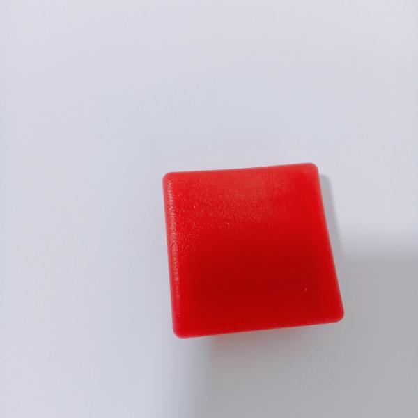Plastic Molding Profile End Plugs Square Tubing Caps 3mm Thickness For Steel